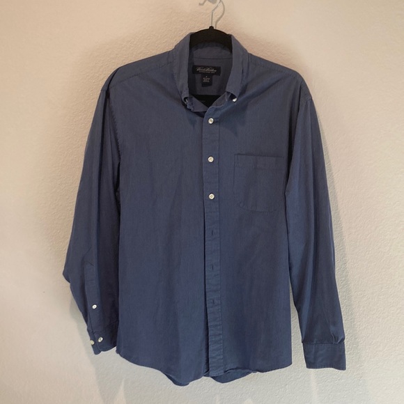 Brooks Brothers Blue Button Down Dress Shirt - Picture 1 of 4